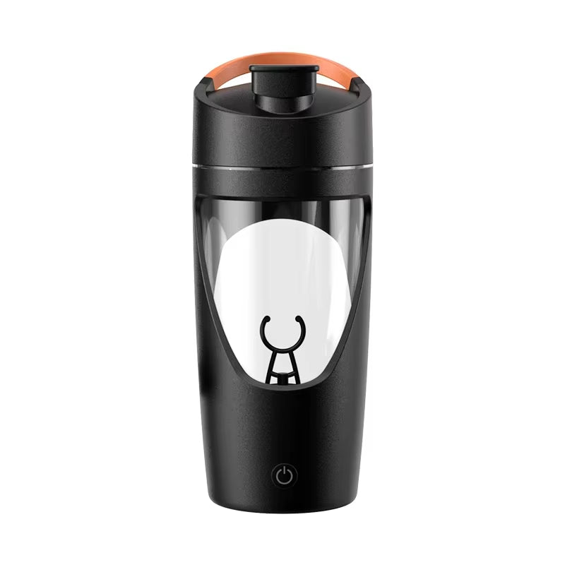 650ml USB Rechargeable Electric Protein Shaker Bottle with Automatic Stirring for Fitness and Beverage Preparation